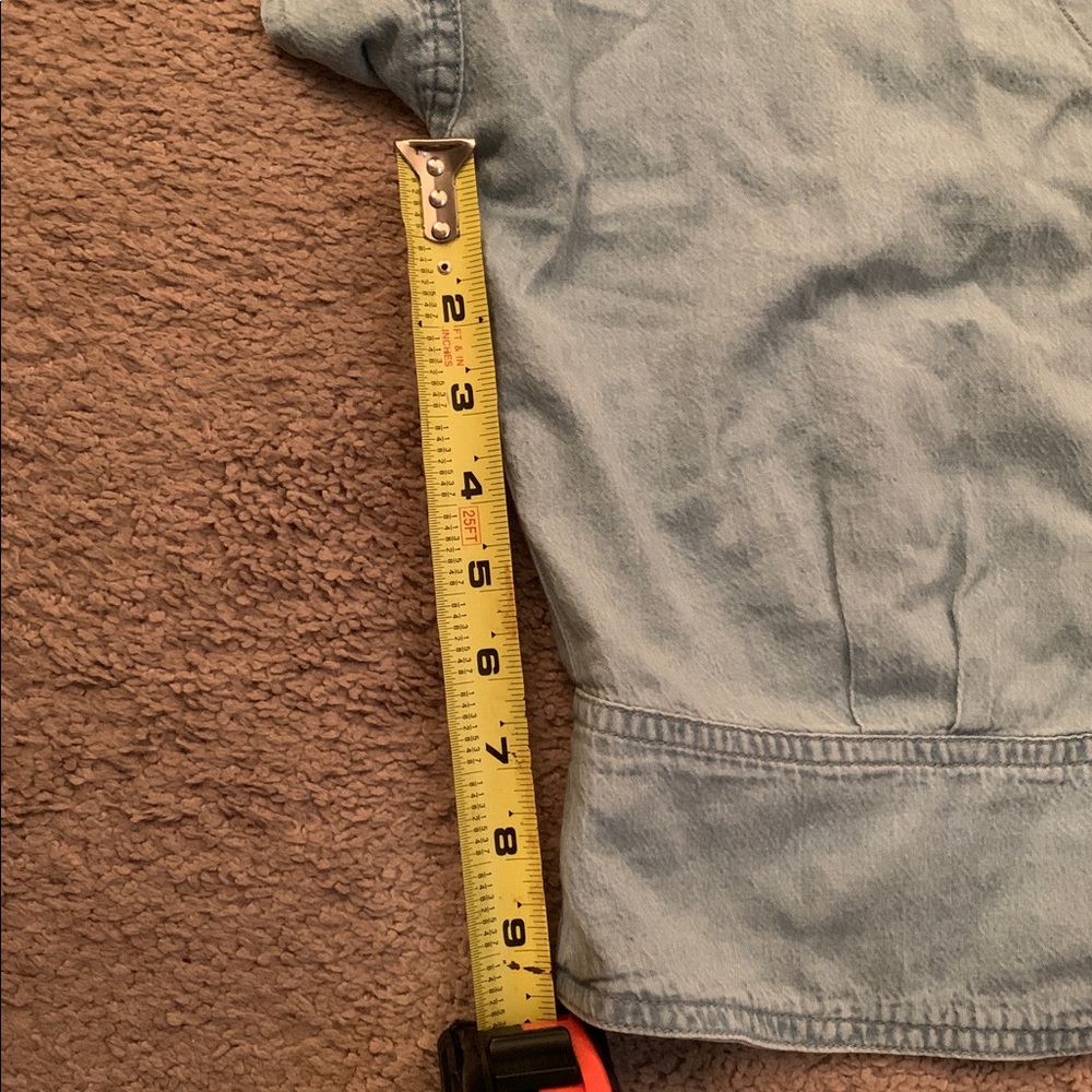 Madewell Light Blue Denim Button-Up Top - Picture 9 of 9